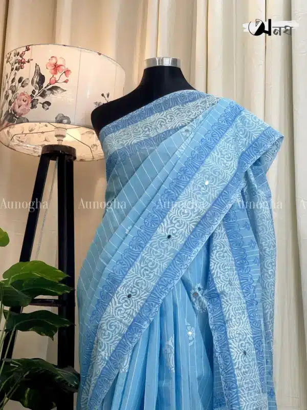 Sky Serenity Saree Aunogha bd